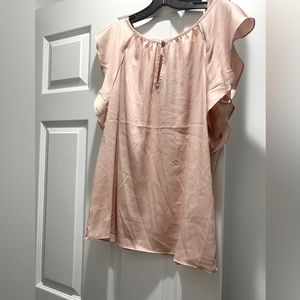 NWT WHBM Flutter Sleeve Tee-sz M
